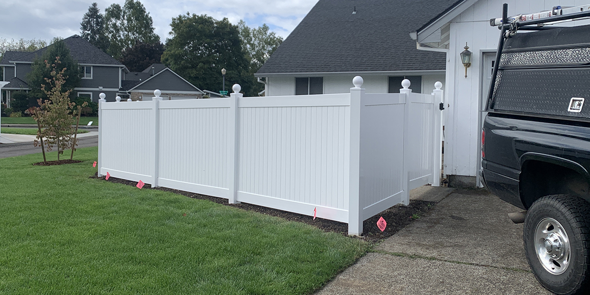 Groundhog Fence, Vinyl Fence, Fence Company, Fencing Company