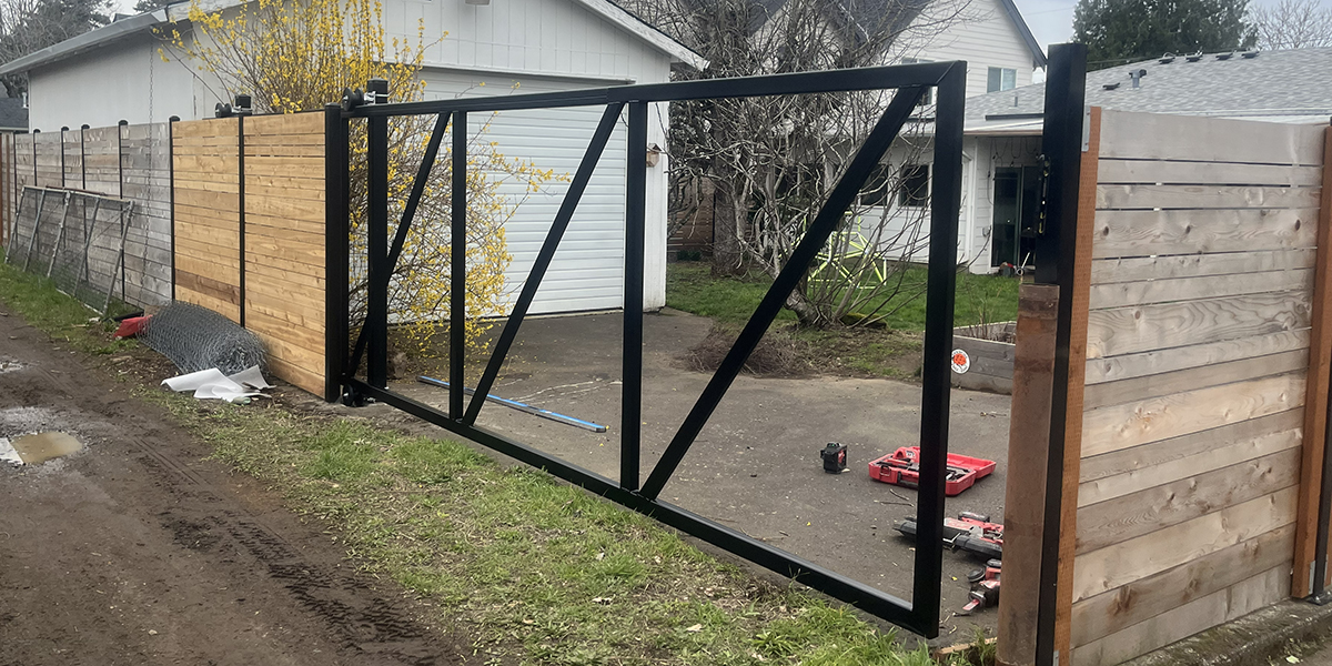 Groundhog Fence, Driveway Gate, Custom Gate, Patio Gate, Fence Gate, Security Gate