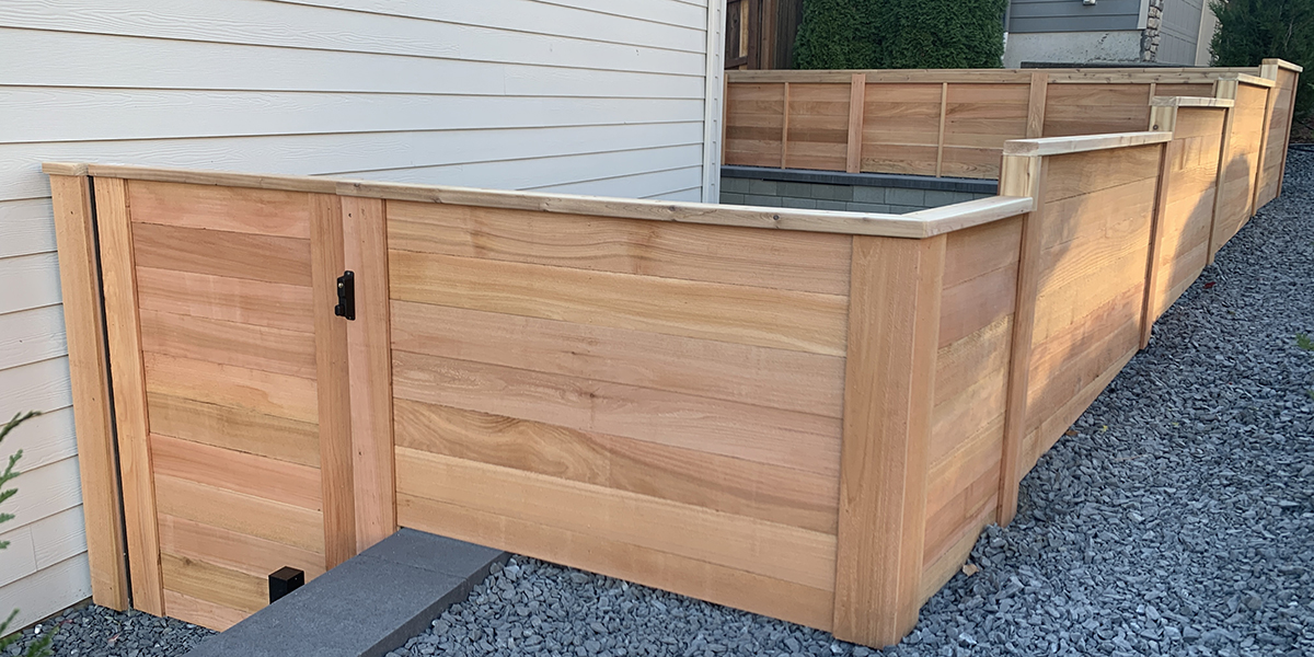 Groundhog Fence, Fence Matching Gate, Seamless Gate, Hidden Gate