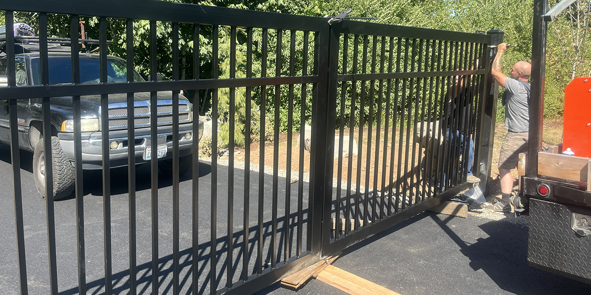 Groundhog Fence, Automatic Gate, Gate Opener, Gate Automation, Custom Gate