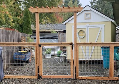 Groundhog Fence, Custom Gate, Pedestrian Gate, Side Gate
